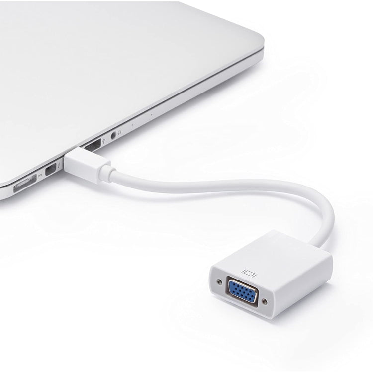 Mini DP to VGA Adapter Cable, Supports 1080P Mini DP to VGA Adapter Cable, Supports 1080P